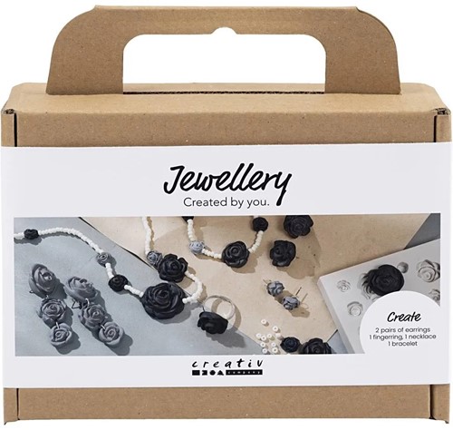 CC Mini hobbyset Sieraden Zwart en Wit