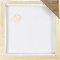 CC Gespannen canvas met lijst 30x30 cm 280 gr Wit-2