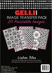 Gelli Arts Fototransfer-Set „Lissabon-Fliesen“ (21,3 x 14,2 cm)