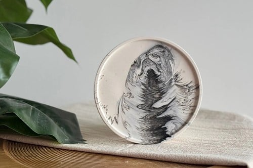 LC DIY Giethars Set - Dienblad met Zwart pigment