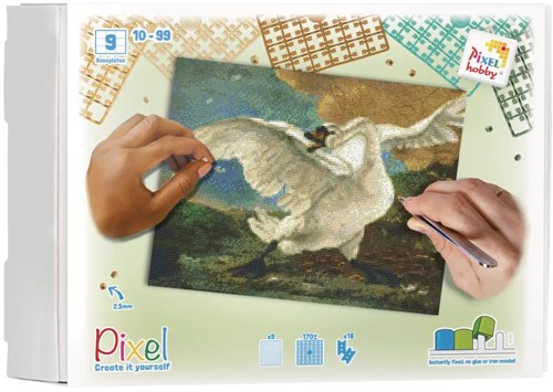 Pixelhobby Classic De bedreigde Zwaan 30x37,5 cm