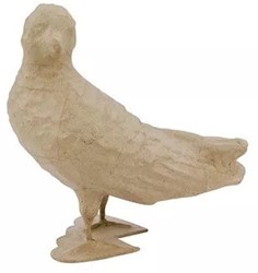 Decopatch Papier Maché Vogel