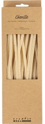 CC Chenilledraad Beige 6mm x 30 cm 50 stuk