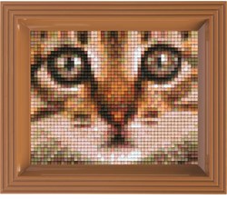 Pixelhobby Klassischer Ktzchenkopf 10x12 cm
