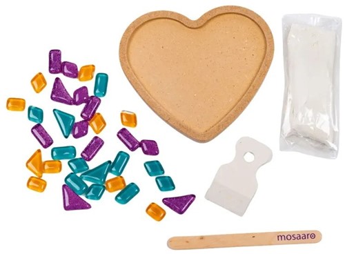 Mosaaro Mozaiek set Glas Mozaiek Hart MA1007-2