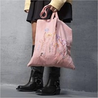 CC Hobbyset Embroidery Tote Bag Light Pink-3