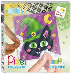 Pixelhobby Classic Halloween Katze 12 x 12 cm
