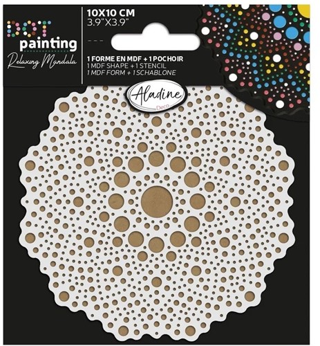 Aladine Duo Dot Painting Set Mandala 10cm 2