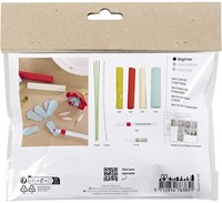 CC Mini hobby set Crepe paper Flowers Pastel colours-2