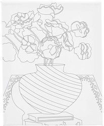 CC Schildercanvas met print Boeket 24x30 cm