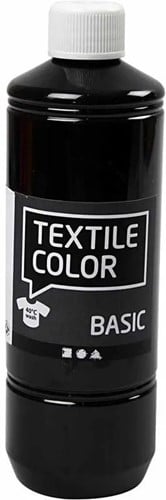 CC Textielverf Zwart 500ml
