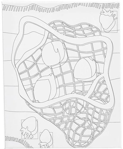 CC Schildercanvas met print Citrusvruchten 24x30 cm