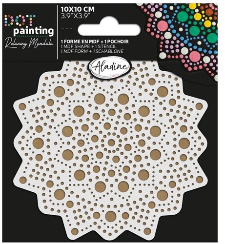 Aladine Duo Dot Painting Set Mandala 10cm 1