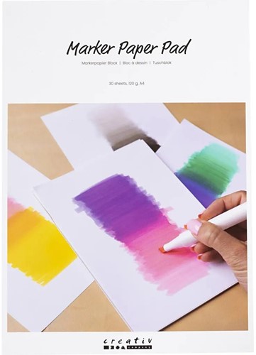 CC Papierblok Marker A4 120gr 30 vel