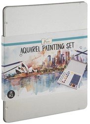Nassau Aquarel Schilderen set 28 stuks in doos