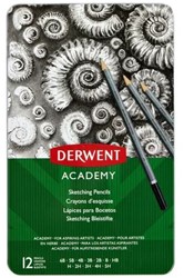 Derwent - Academy Sketching Set van 12 Potloden
