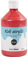 CC Kids Metallic Acrylverf Rood 500 ml