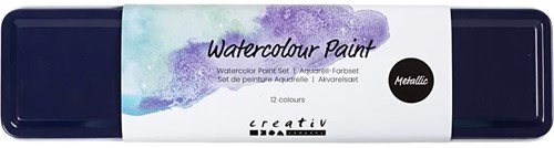 CC Waterverf set Metallic 12 Kleuren-3