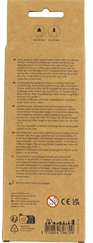CC Textile Markers Black 6 pieces-3