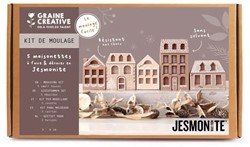 GC Jesmonite Kersthuisjes 32 x 9 x 18,5 cm