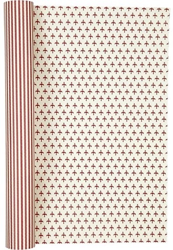 Vivi Gade Doppelseitiges Scrapbooking-Papier Copenhagen Rot/Cremeweiß 30,5 x 30,5 cm, 5 Blatt-3