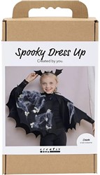 CC Hobbyset Griezelige Verkleedkleding Vleermuiscape en Hoofdband