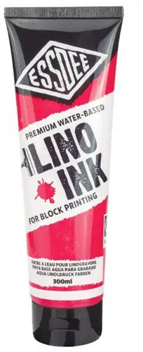 Essdee Lino Ink Fluorescent Red 300ml