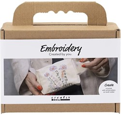 CC Mini Hobby Set Stickerei Kosmetiktasche Creme