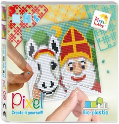 Pixelhobby Classic Sinterklaas met Paard 12x12 cm