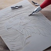 Essdee SoftCut Linolschnittplatten, 10 Stück, 21 x 30 cm-3