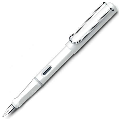 LAMY Fountain Pen Safari White Glossy Nib M
