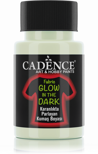Cadence Glow in the Dark Textielverf 50 ml Natuurlijk Groen