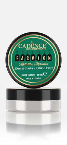 Cadence Fashion Textiel Metallic Relief Pasta 50 ml Parelmoer