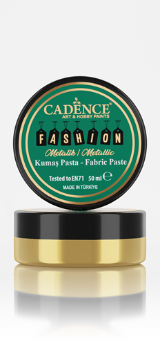 Cadence Fashion Textiel Metallic Relief Pasta 50 ml Goud