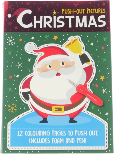 Wins Kerst Prikblok Kerstman 15x21x1,5 cm