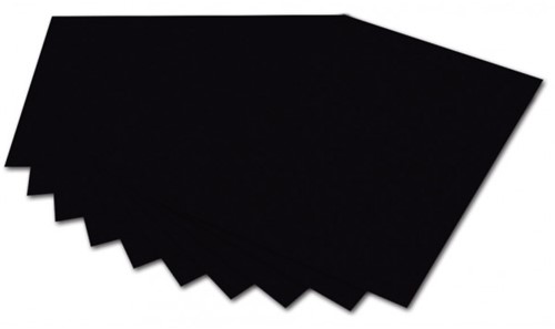Folia Gekleurd Papier A4 130gr 100 Vel Zwart