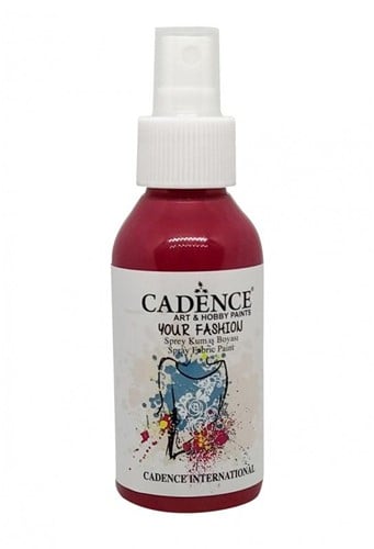 Cadence Fashion Spray Fabric Paint 100 ml Dark Fuschia