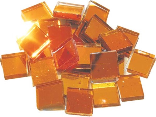 Mosaikstein Spiegel Mozaiekstenen Goudgeel 125gr 40 stuks