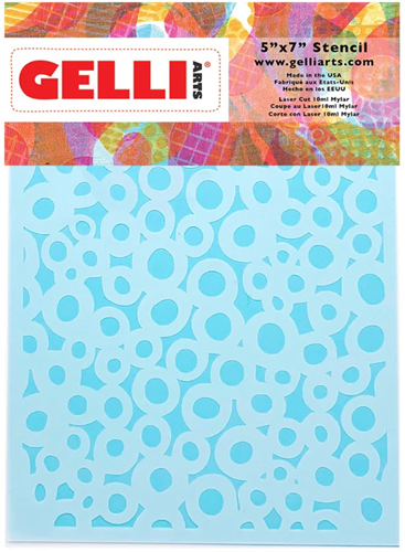Gelli Arts Stencil Dots 12,7x17,8 cm