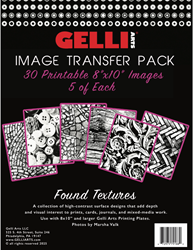 Gelli Arts Foto Transfer Set Found Textures 20.3x25.4 cm