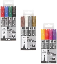 CC Glas- en Porseleinstift Dekkend Set