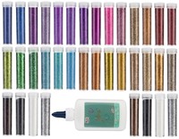 Basic Craft Glitter Tubes Set 36x10 gr-3