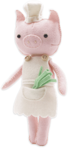 Hardicraft Filzpaket Suze Pig 23 cm