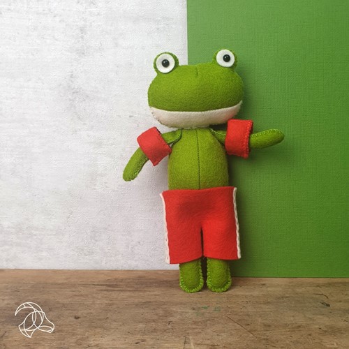 Hardicraft Filzpaket Vigo Frog 23 cm-2