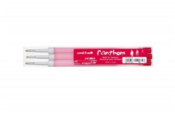Uni-Ball Fantom Vulling 3 Stuks Rood