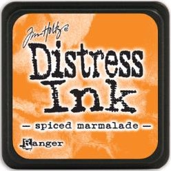 Tim Holtz Distress Inkt mini stempelkussen spiced marmalade