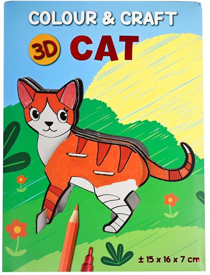 Color and make your own cat iHobby