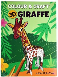 Color and make your own giraffe