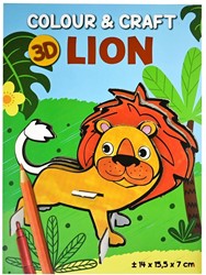 Color and make your own lion