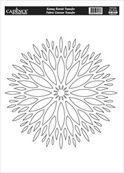 Cadence Textile Transfer 25x35 cm Mandala Outline FCT-05